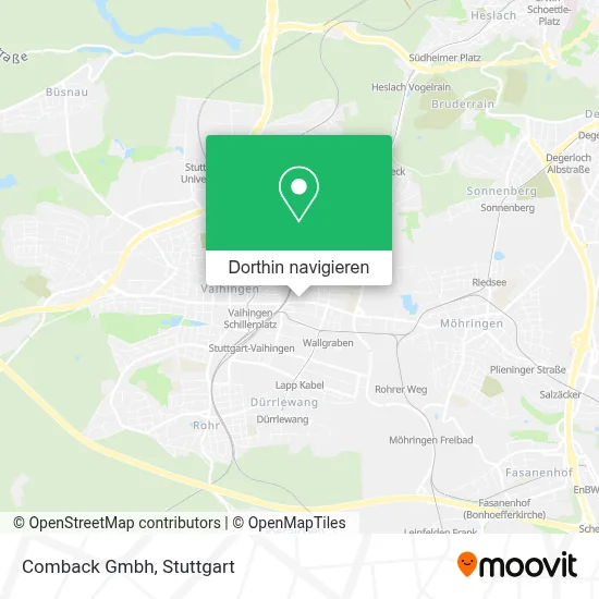 Comback Gmbh Karte