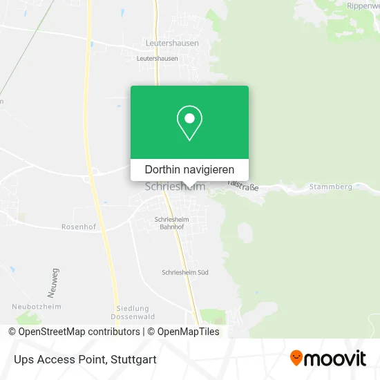 Ups Access Point Karte