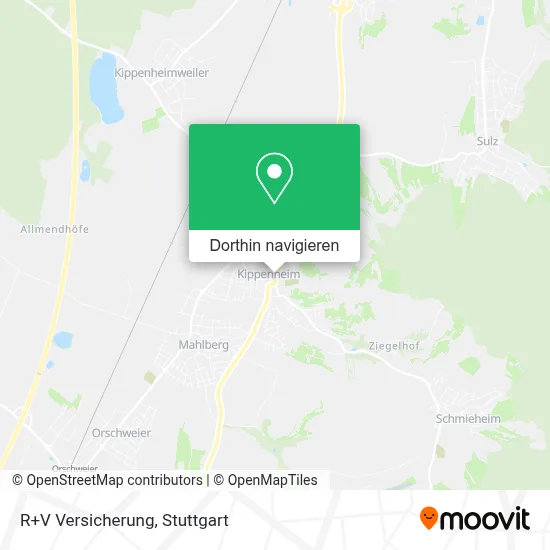 R+V Versicherung Karte