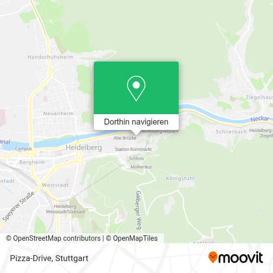 Pizza-Drive Karte