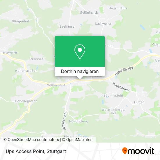 Ups Access Point Karte