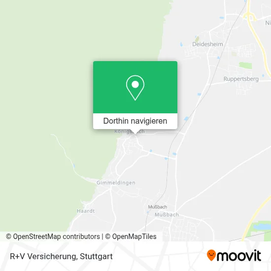 R+V Versicherung Karte