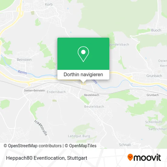 Heppach80 Eventlocation Karte