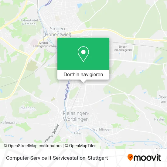 Computer-Service It-Servicestation Karte