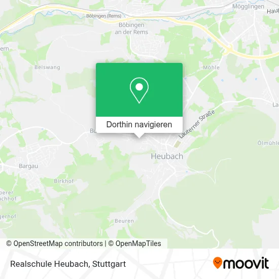 Realschule Heubach Karte