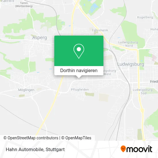 Hahn Automobile Karte