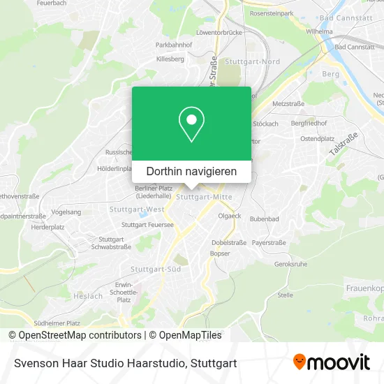 Svenson Haar Studio Haarstudio Karte