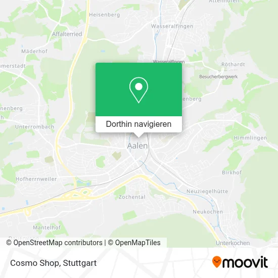 Cosmo Shop Karte