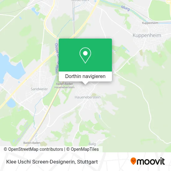 Klee Uschi Screen-Designerin Karte