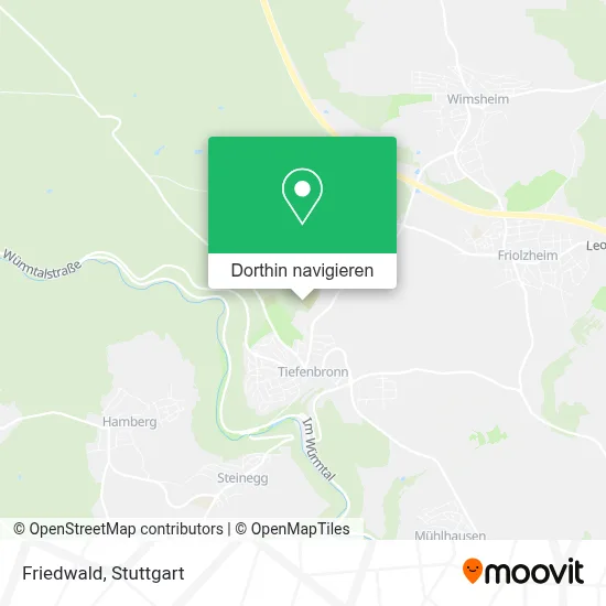 Friedwald Karte