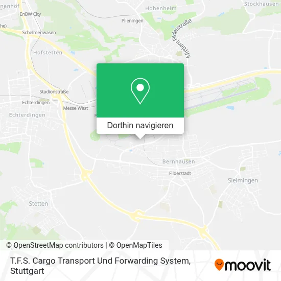 T.F.S. Cargo Transport Und Forwarding System Karte