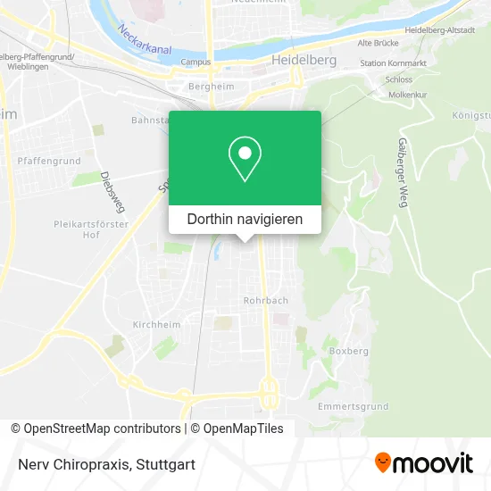 Nerv Chiropraxis Karte
