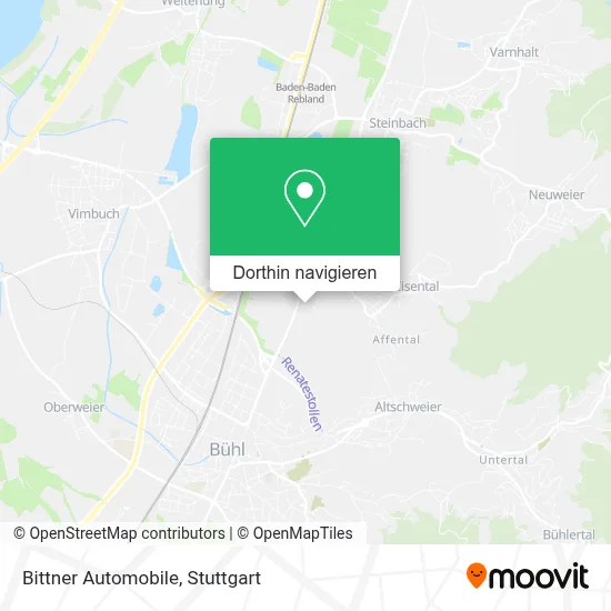 Bittner Automobile Karte