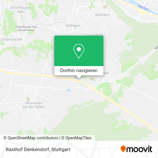 Rasthof Denkendorf Karte