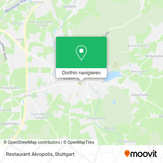 Restaurant Akropolis Karte