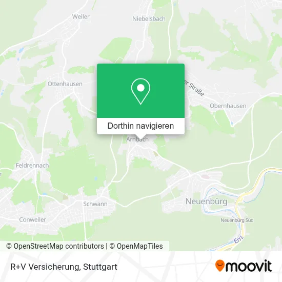 R+V Versicherung Karte