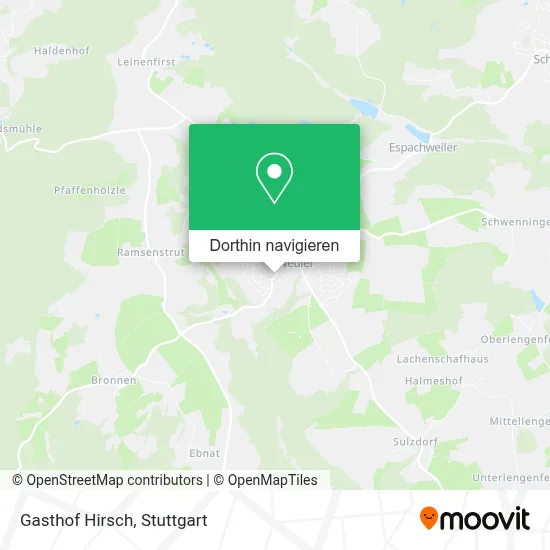 Gasthof Hirsch Karte