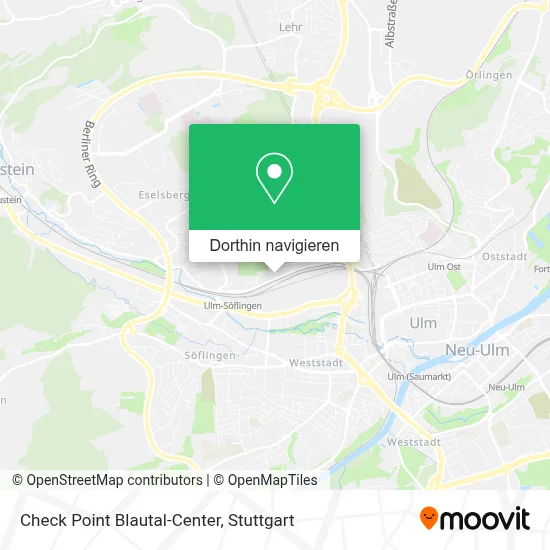 Check Point Blautal-Center Karte