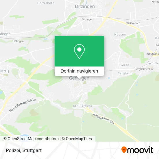 Polizei Karte