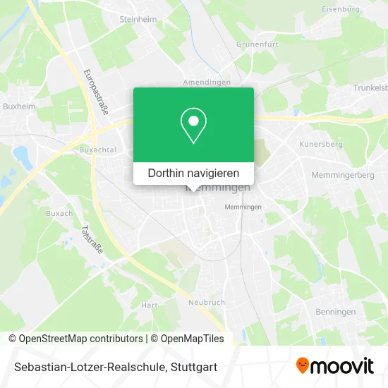 Sebastian-Lotzer-Realschule Karte