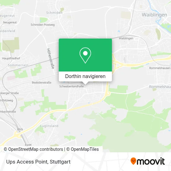 Ups Access Point Karte