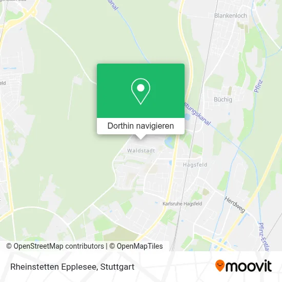 Rheinstetten Epplesee Karte