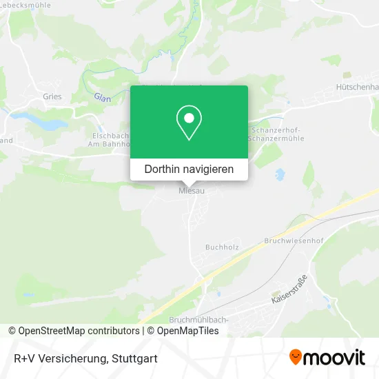 R+V Versicherung Karte