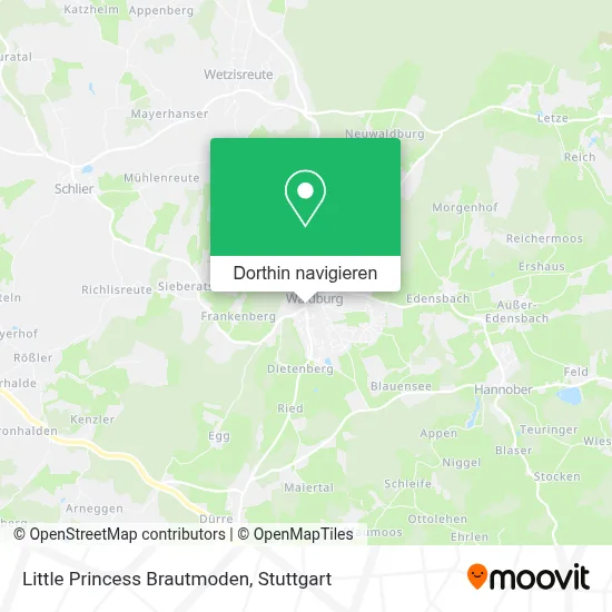 Little Princess Brautmoden Karte