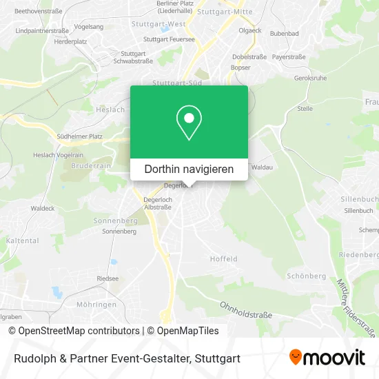 Rudolph & Partner Event-Gestalter Karte