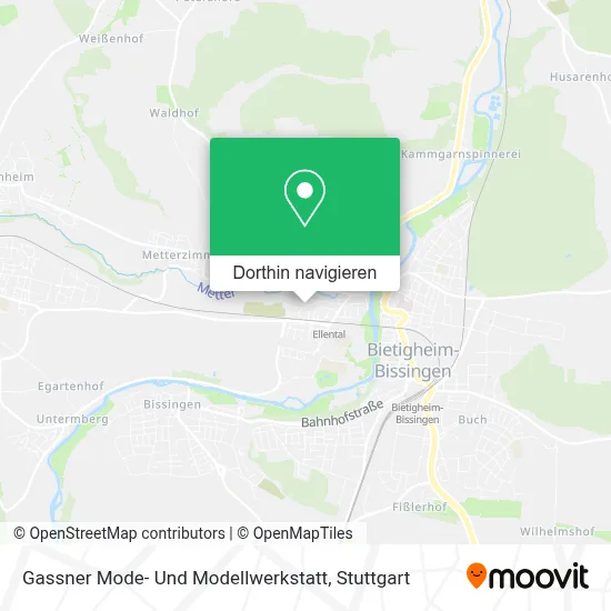 Gassner Mode- Und Modellwerkstatt Karte