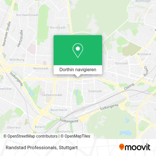 Randstad Professionals Karte