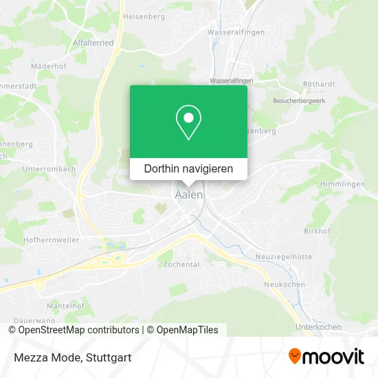 Mezza Mode Karte