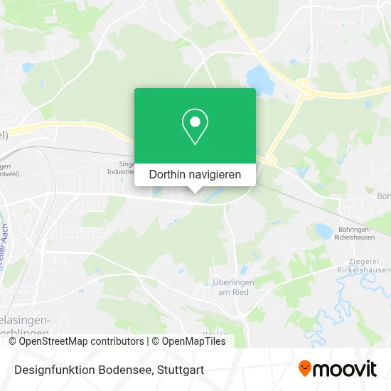 Designfunktion Bodensee Karte