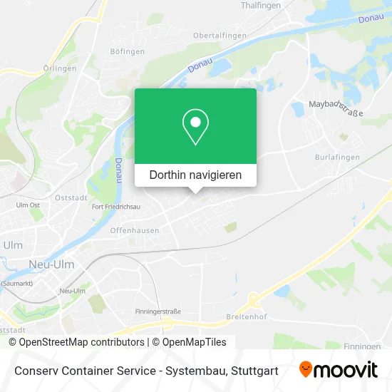 Conserv Container Service - Systembau Karte