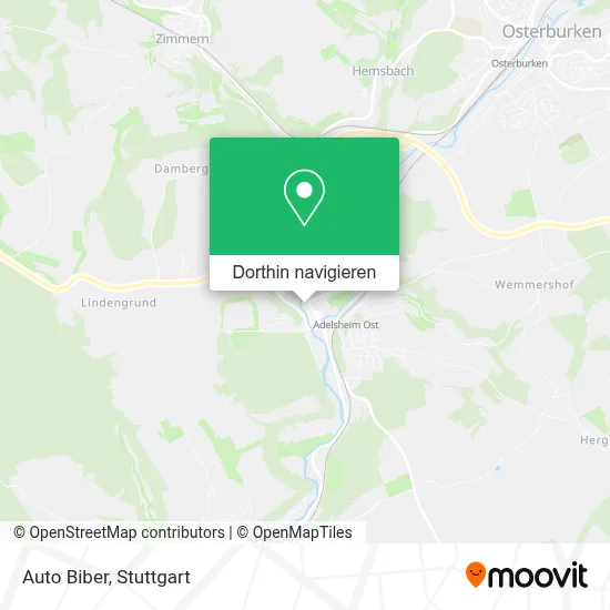 Auto Biber Karte