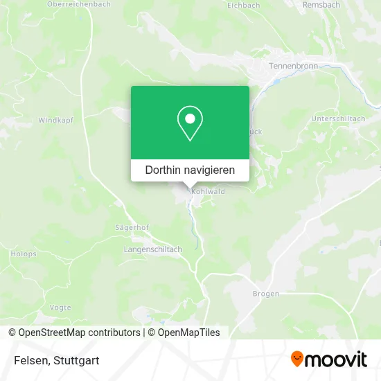 Felsen Karte