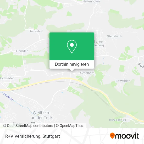R+V Versicherung Karte