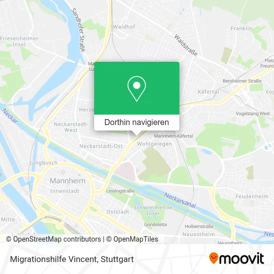 Migrationshilfe Vincent Karte
