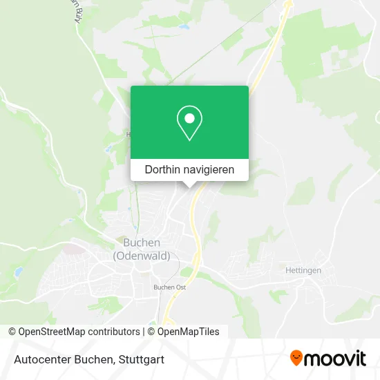 Autocenter Buchen Karte
