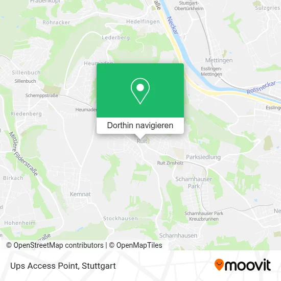 Ups Access Point Karte