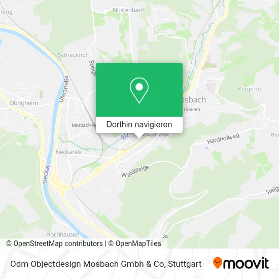 Odm Objectdesign Mosbach Gmbh & Co Karte