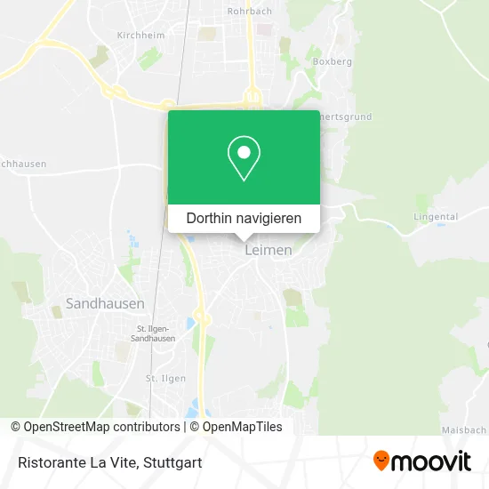 Ristorante La Vite Karte