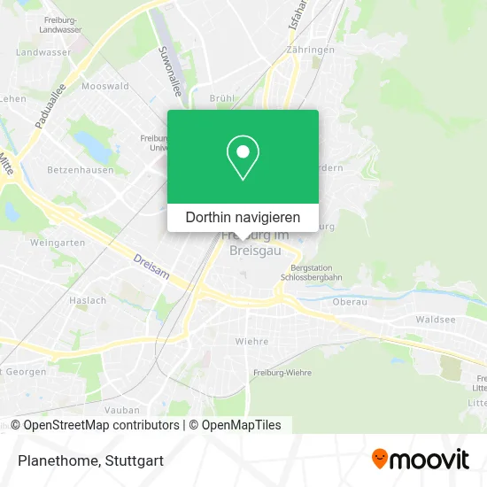 Planethome Karte
