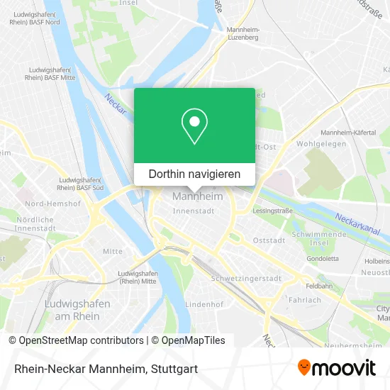 Rhein-Neckar Mannheim Karte