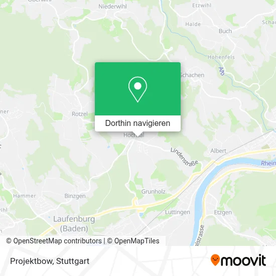 Projektbow Karte