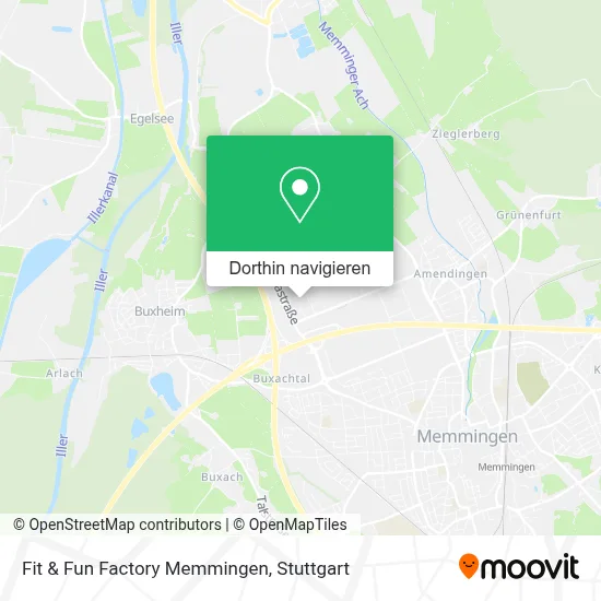 Fit & Fun Factory Memmingen Karte