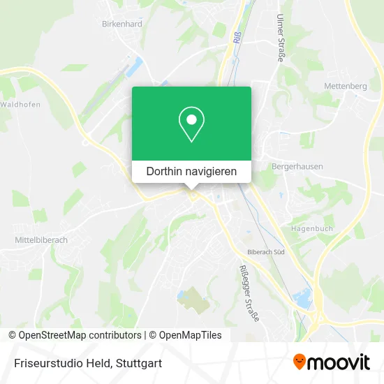 Friseurstudio Held Karte