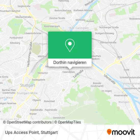 Ups Access Point Karte