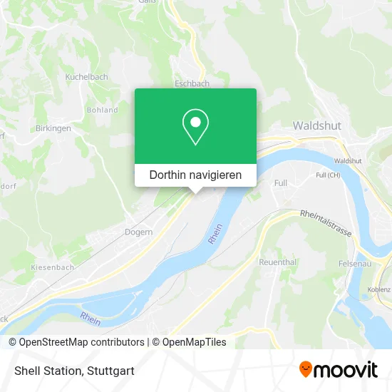 Shell Station Karte