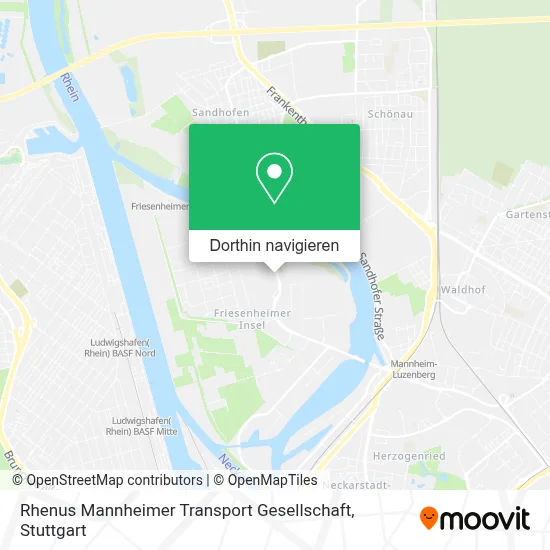 Rhenus Mannheimer Transport Gesellschaft Karte